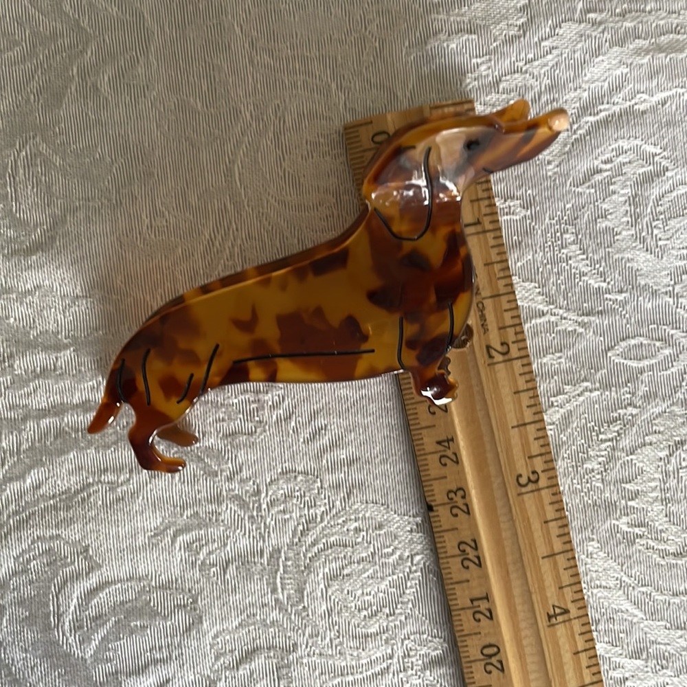 Adorable dachshund hair clip - Picture 6 of 6